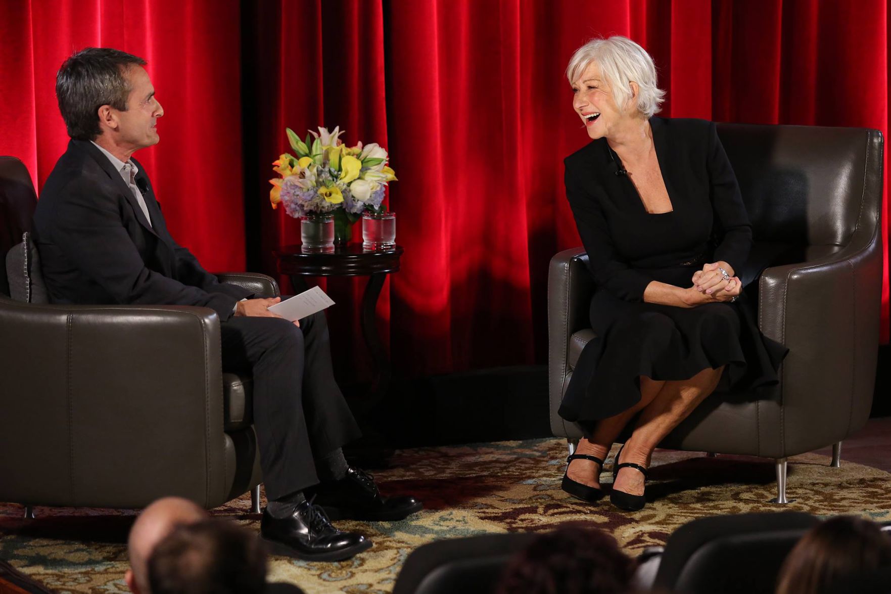 Helen Mirren Laughs